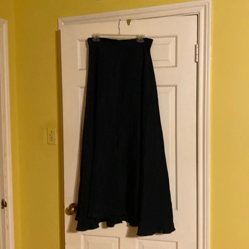 Js Collections Iridescent Black Skirt, Size 12 - image 1
